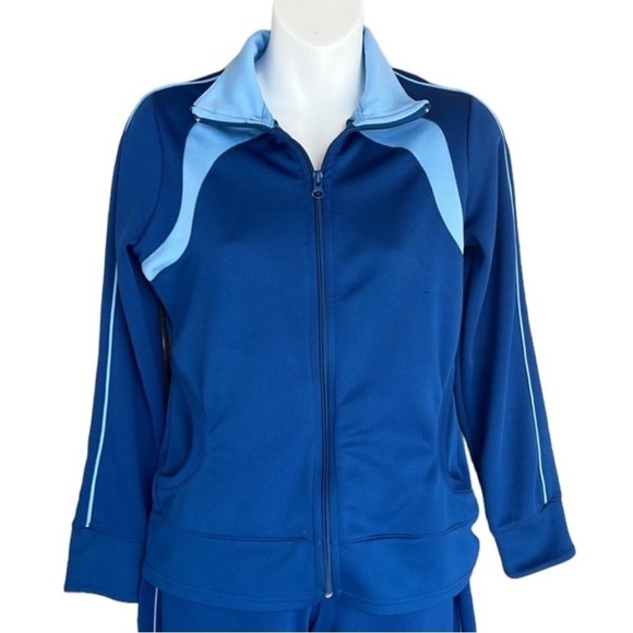 Athletic Works Ocean Blue Track Suit Jacket & Pants Set - Picture 2 of 12